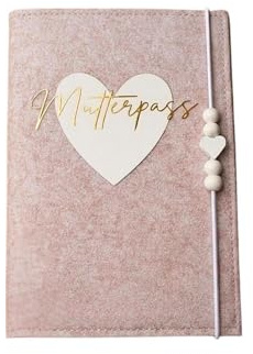 Decosphere® Mutterpasshülle aus Filz Rosé | Passend für den Deutschen Mutterpass