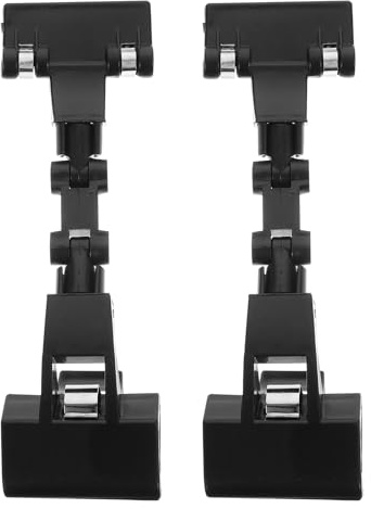 Milisten Clip Doble Soporte de Plástico Negro para Dibujo y Bocetos, Giratorio y Estable, 2 Piezas para Artistas y Estudiantes Color Aleatorio