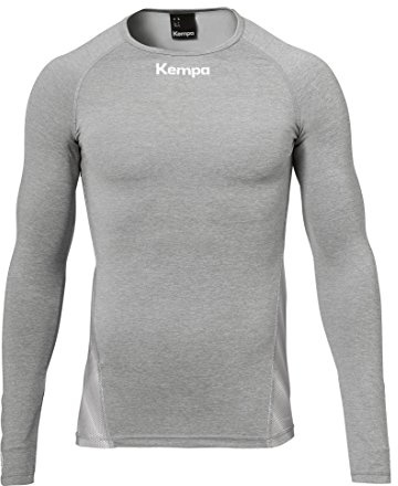 Kempa herr attityd longsleeve dark grå melange Large