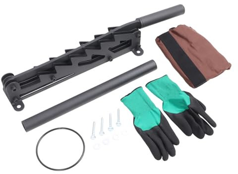 Pssopp Portable Kindling Maker Log Splitter,Firewood Kindling Splitter Wall Mounted Log Splitter Manual Lever Wall Mounted Manual Wood Splitter for Home Outdoor Use (black)