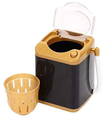 Kosmetikwerkzeug Reinigungsmaschine, Make-up Pinsel Reiniger Waschmaschine Reiniger Waschmaschine Mini Waschmaschine, für Zuhause (Gold)