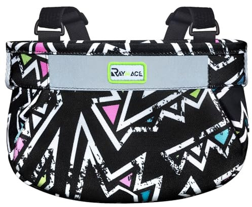 RAYMACE Kids Bike Basket,Children's Bike Basket Front,Waterproof Bicycle Basket Handlebar Bag for Girls,Boys Toddlers Bike or Scooter Accessories
