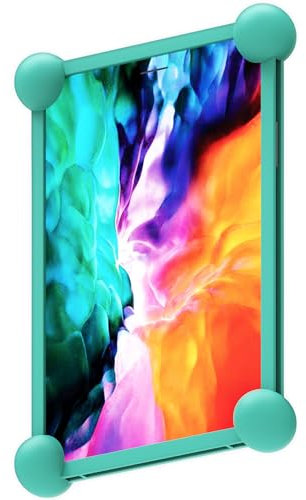 Custodia tablet 10 pollici silicone Compatibile con tutti i modelli di tablet da 10“ a 13” Antiscivolo Resistente Protezione dagli impatti (Verde)
