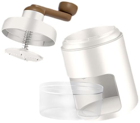 FUNOMOCYA Hand Crank Ice Crusher Machine Home Shaved Ice Machine Easy Operation for Summer Drinks