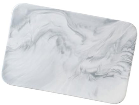 Cabilock Tabla De Cortar Rectangular De Jaspeada Tabla De Cortar para Cocina Servir Fruta y Sushi Accesorio De Cocina Multifunción