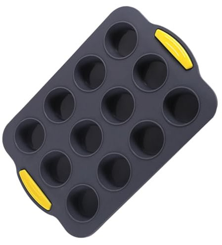OFFSCH Teglia Muffin Silicone Cuped Mondiali Antiaderente Leggera Per Cupcake Dolci Pane e Torte Adatta Uso Domestico e Professionale