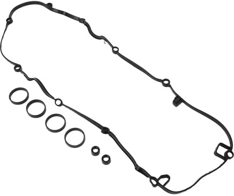 Car Engine Valve Cover Gasket, Replacement Set for Citroen C3 C4 Grand Picasso, with R56 R57 R58 R59 R60, Crafted From Rubber, Direct Replacement for Your Car Engine
