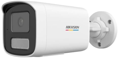Hikvision Caméra de Sécurité IP ColorVu Value Bullet PoE 4MP 4mm Extérieur IP67 - DS-2CD1T47G2H-LIU(4mm)