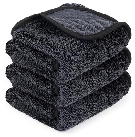 Leikedun 3 Stück Ultra-Wipes Trockentuch Dusche, Premium Mikrofasertuch, Ultra Wipes Trockentücher, Super Saugfähiges Wundertuch für Auto, Dusche & Haushalt, Hochwertige Reinigungstücher
