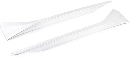 Compatible Front Bumper Fog Light Cover Trim Lip Spoiler Side for BMW X1 2020-2022(Silver)