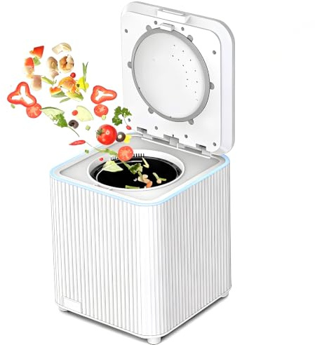 Compostiera Elettrica Da Cucina Da 3,5 Litri, Contenitore Per Compost Intelligente Da Appoggio, Con 2 Modalità Di Funzionamento, Bassa Rumorosità (50 Db)