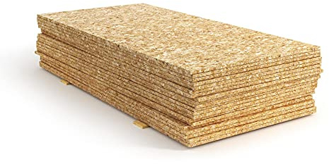 OSB3 Grobspanplatte Spanplatte Platten Grobspanplatte OSB Verlegeplatte Holzplatte Feuchtraum-geeignet (22mm, 125 x 50 cm)