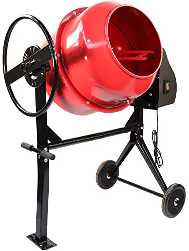 Excel 140L Portable Cement Concrete Mixer 230V/550W with Wheels