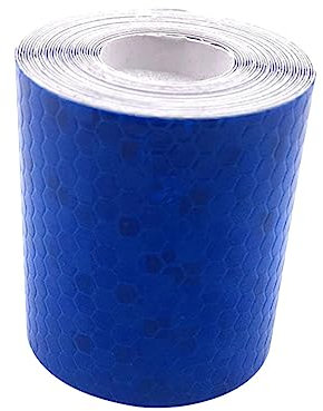 Healeved Lot De 4 Bandes Réfléchissantes Autocollantes pour Véhicules Et Camions - Blanc 300 Cm X 5 - Visibilité Nocturne Et Sécurité