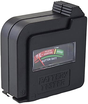 Tragbarer analoger Batterietester, Batterieprüfer, universeller Spannungsprüfer, Batteriekapazitätsmessgerät für Zuhause, Büro