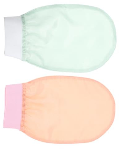 OSOLADY Peeling-handschuhe Für Körperpeeling Hautschrubben Und Spa-massage Wiederverwendbar Und Strapazierfähig Für Sanfte Exfoliation