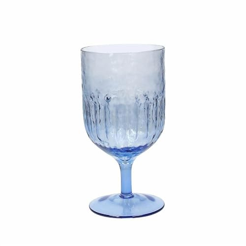 Tognana | Juego de 6 copas de vino Serena, Azul, 450 cc Serena Cristal Azul Andrea Fontebasso
