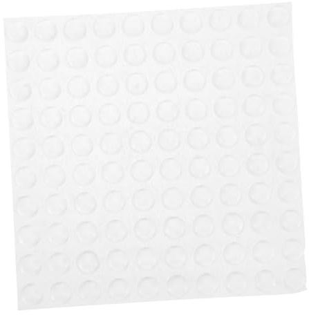 CIYODO 100 Pièces Patins Bump Dots Autocollants Transparente pour Malvoyants Bumpers Adhésifs Choc et Antidérapants Aides Visuelles Réutilisables pour Protection Meubles et Accessibilité