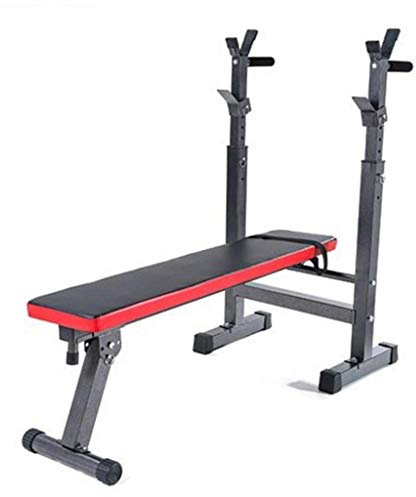 Soporte para sentadillas, ajustable, multifuncional, para gimnasio en casa, plegable, para entrenamiento de fuerza