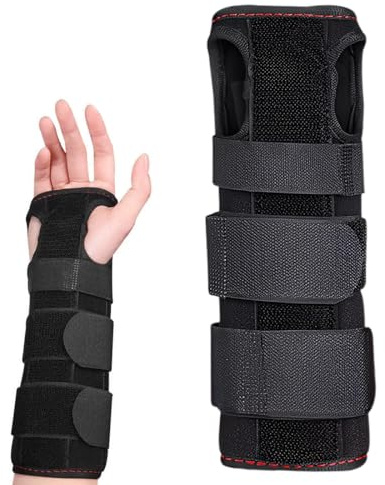 JYNXOR 1pcs Handgelenk Bandagen, Handgelenkstütze, Handgelenkbandage mit Daumenschiene, Sehnenscheidenentzündung Bandage, Karpaltunnelsyndrom Schiene, Handgelenkschiene Rechts Links für Frauen Männer