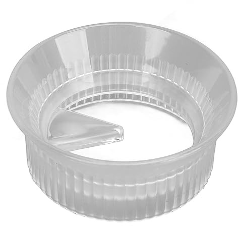 Distributore caffè Moka Imbuto dosatore antispruzzo Anello dosatore caffè per moka a valvola singola e doppia (Transparent For Three 150ml)
