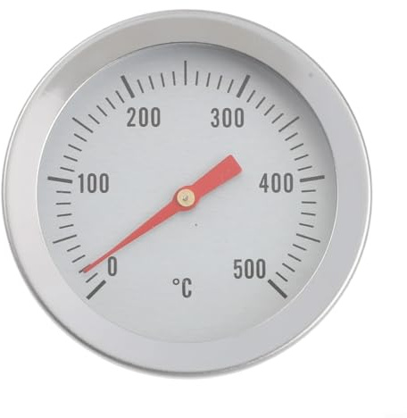 Minhe Oven Thermometer – Stainless Steel, 70Mm Long Sensor, 0 To 500°C, For BBQ Grills, Pizza Ovens And Outdoor Cooking