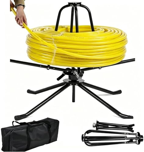 Max.200 kg, 200 – 400 m, per riscaldamento a pavimento, con custodia, per tubo di riscaldamento a pavimento, avvolgitore per cavi, con custodia