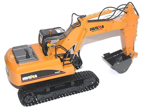 AS Hobby Italia Escavatore RC 1/14 Huina 1535-1 15 Canali con Martello Demolitore e Pinza – 2.4 GHz