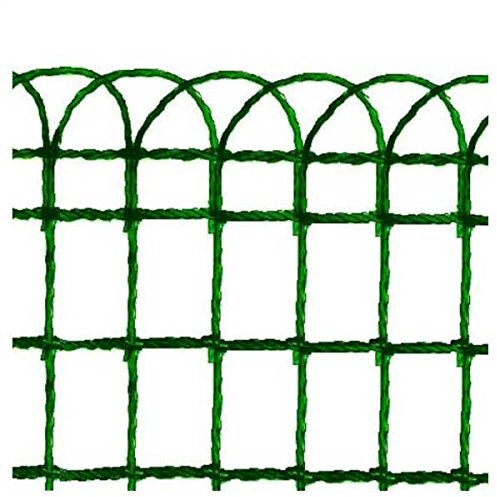 Rotolo rete ornamentale in filo zincato ricoperto in PVC - 10 metri - Altezza: 0,90 m