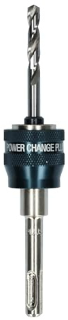 Bosch 2x EXPERT Power Change Plus adapter med centreringsborr (för Metallrör och ‑profiler, Plast, Ø 7,15 mm, Professional Tillbehör Borr)