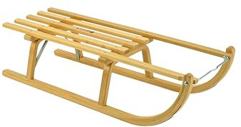 Ress Rodelschlitten Davoser Art, Holzschlitten, Schlitten aus Hartholz (Buche), rodeln, Schlittenfahren, Davos (90)