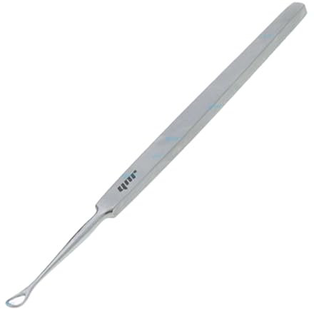 YNR Swab Ear Wax Remover - Ear Wax Removal Tool, Stainless Steel, Ear Cleaner Surgical Set, Travel Friendly Design | 14cm (Silver)