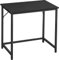 VASAGLE Tisch, Computertisch, Bürotisch, 80 x 50 x 76 cm, für Arbeitszimmer, Schlafzimmer, Wohnzimmer, ebenholzschwarz-tintenschwarz LWD038B56V1