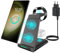 Induktive Ladestation für Samsung，ADADPU Kabelloses Ladegerät 3 in 1 Kompatibel für Galaxy Watch 7/6/5/5 Pro/4/3/Active 2，Wireless Charger für Samsung S25 S24 S23 S22 Ultra S21 Note 20 Galaxy Buds