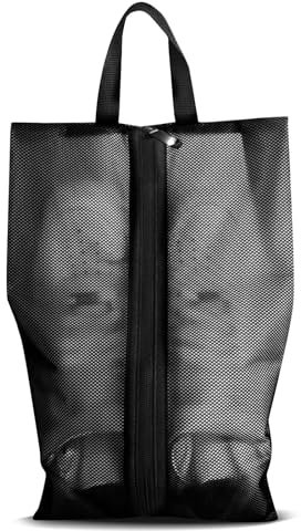 Upbeat Schuhtasche Reise Große, Wasserfeste Schuhbeutel Reise mit Reißverschluss, Schmutzabweisender Schuhsack, Tragbarer Schuhsack. Schuhtaschen für Reisen und Camping