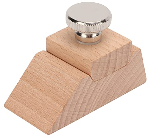 Wooden Sanding Block Stainless Steel Holder Tool Leather Tools Sandpaper Sandpaper Holder Edge Blocks Edge Banding Polishing Beech Grinding Block Polishing Buffing (Bevel)