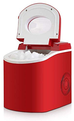 Piccola Macchina Per Il Ghiaccio 15 Kg In 24 Ore 180 W 220 V, Macchina Per Il Ghiaccio Da Banco, 9 Cubetti Di Ghiaccio Pronti In 7 9 Minuti 2 Dimensioni 2,2 L