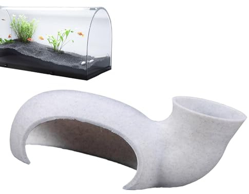 Tunnel d'aquarium – Grotte à crevettes, nid d'élevage de poissons avec fond de sable, grotte d'aquarium unique pour crevettes | Décoration d'aquarium, accessoires d'aquarium à crevettes, grotte à pois