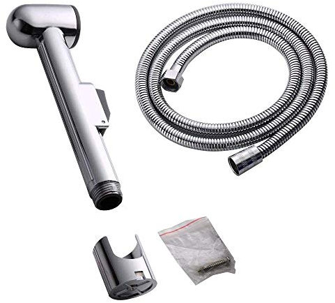 HCVYQMMJ Muslimisches Dusch-Stoffwindel-Sprühset-Set – ABS-Booster-Sprühpistolen-Set zur Wandmontage