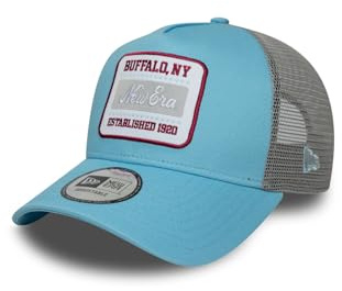 New Era NE Patch Trucker Adjustable Cap NE Logo Hellblau, Size:OneSize