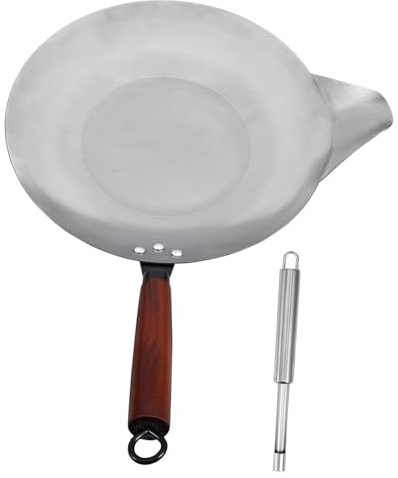 SOLUSTRE Sturdy Iron Boil Sugar Pot Double Boiler Pan for Wax Melting Candy Warmer Easy to Clean Portable for Snack Shops