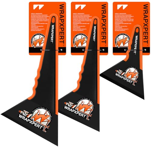 WRAPXPERT Window Tint Tools,3 Pack Window Tint Squeegee Triangle Contour, 3 Different Sizes Tinting Tools for Window, Mirror,Front Windows Rear Glass, Auto Car Glass Film Installation
