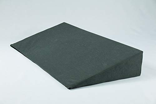 Fränkische Schlafmanufaktur Keilkissen Bezug für Bettkeil Poly 14,5/1cm, Farbe Grau, Breite 90cm