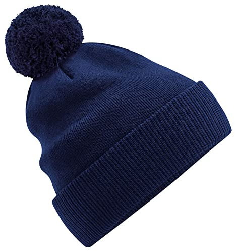 Beechfield B450N Organic Cotton Snowstar Beanie - Oxford Navy