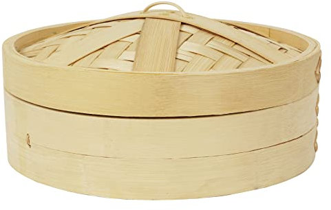Panier vapeur en bambou Trifri Ustensiles de cuisine faits à la main chinois Préparation d'aliments sains Paniers à la vapeur pour boulettes de riz
