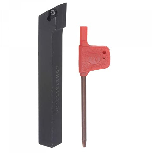 sourcing map CNC Drehbank Halter 93° SDJCL1212H07 1/2 42Cr Hartmetall Drehmeißel für Drehen