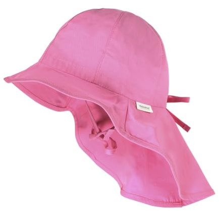 maximo Uni Cotton Girls Solhatt Barn - strandhatt flickhatt barnhatt med hakband Sommar Vår-sommar - 53 cm pink