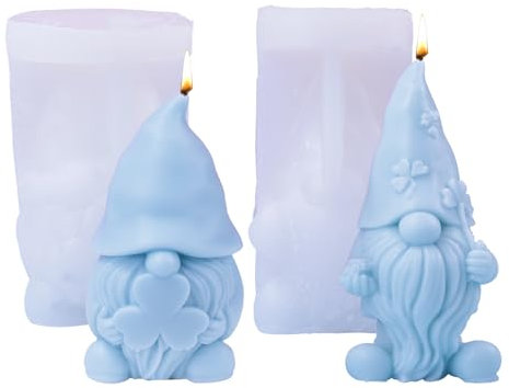 Silikonformen Gießformen Kerzenform Kerzen formen silikon 3D Handgemachte Kerzenformen DIY Silikonform für Gießen als Heimdekorationen, DIY Duftkerze (Modell 3)