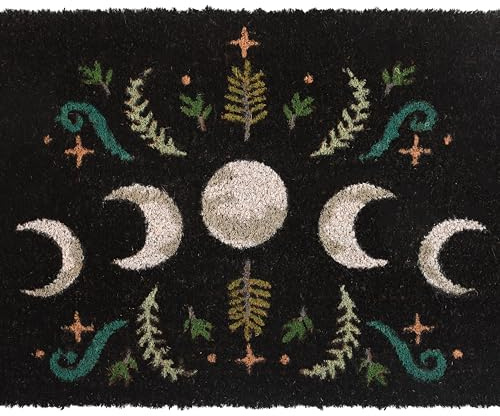 Something Different Wholesale Paillasson Mystical Woodland Phase de Lune – Enchanteur Noir forêt Sombre Magique