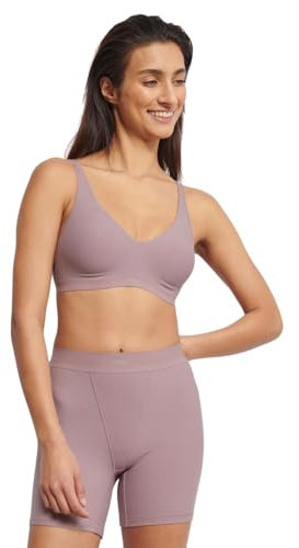 Sloggi Women's Ever Ease Soft Bra Bra, Foggy Mauve, S Plus